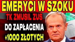 EMERYCI W SZOKU 5 MINUTY TEMU TRYBUNAŁ ZMIAŻDŻYŁ SYSTEM EMERYTALNY SPRAWDŹ ILE CI ODDADZĄ [upl. by Aierbma82]