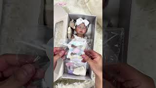 Reborn doll unboxing many cute accessories shorts reborn unboxing [upl. by Holmann]