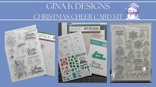 Gina K Designs  Christmas Cheer Card Kit  Sept 2024 [upl. by Gretal]