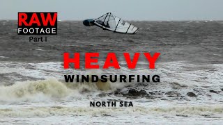 Windsurfing Through HEAVY Conditions  Netherlands Windsurf RAW Footage 12 [upl. by Lotsirhc]