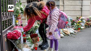 Tributes to Tina Turner outside Swiss home [upl. by Vadim175]