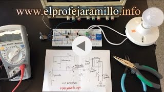 Proyecto con Amplificador Operacional luz automática [upl. by Gehman261]