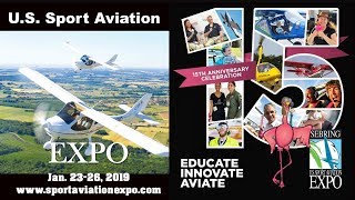 Flight Design Flight Design CTLSi Light Sport Aircraft Sport Aviation Expo Sebring Florida [upl. by Yank349]