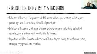 Diversity amp Inclusion in the Workplace by Umar H [upl. by Elocen869]