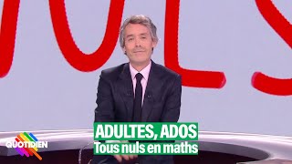 Arrêtez de critiquer les ados sur leur niveau en maths les adultes sont pires et depuis toujours [upl. by Asusej]