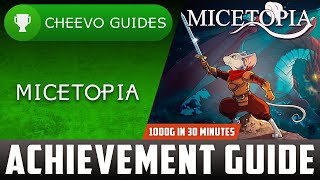 Micetopia  Achievement  Trophy Guide Xbox 1000G IN 30 MINUTES [upl. by Alleiram]