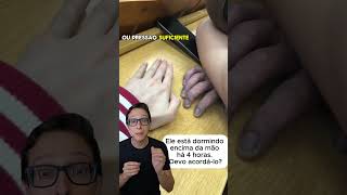 Formigamento na Mão 😱medicina medico enfermagem enfermeiro fisioterapia fisioterapeuta mãos [upl. by Nazus]