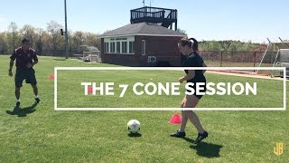 The 7 Cone Session  Soccer Drills For  Ball Control  Dribbling  Passing [upl. by Iretak249]