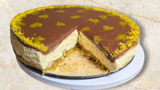 No bake Dubai Schokolade Cheesecake Dessert der Wahnsinn 😍دبي شكولاطة تشيز كيك [upl. by Jamil]