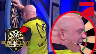 No Score Van Gerwen hilarious Miscount  Promi Darts WM 2020  ProSieben [upl. by Vida]