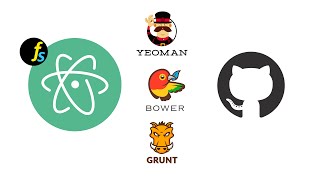 Atomio with Yeoman Bower Grunt  Git Workflow Installation and First Generator Guide [upl. by Aissatan]