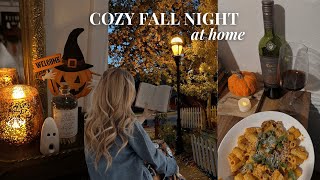 FALL NIGHT ROUTINE  a cozy amp relaxing autumn evening at home 🕯️🍁 [upl. by Nonnaer433]