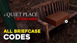 A Quiet Place The Road Ahead All Briefcase Codes Code Breaker Trophy Guide [upl. by Kinney]