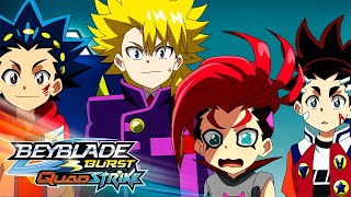 BEYBLADE BURST QUADSTRIKE  Ep16 Wilder Sprint Battle Marathon [upl. by Nylinnej]