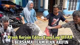 PRANK KERJAIN EDITOR YANG LAGI ULANG TAHUN  BERSAMA TEAM RIAN ARFIN [upl. by Tonnie105]