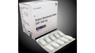 Sobiz 1000 Tablets Sodium Bicarbonate Tablets USP 1000 mg [upl. by Nived542]