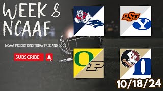 NCAAF Week 8 Betting Picks 101824 College Football Picks Today 101824 Ncaaf Picks Today [upl. by Ardy]