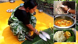 Sorsha Ilish Very Famous Recipe  Sorsha Ilish Cooking in Village [upl. by Tullus]