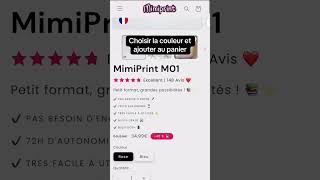 Comment se procurer notre mini imprimante  cadeau ideecadeau cadeauxdenoël tiktokmademebuyit [upl. by Yuh]