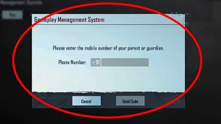 Game Management System Problem  Parameter error  BGMI Game Management System Problem Solve [upl. by Almund]