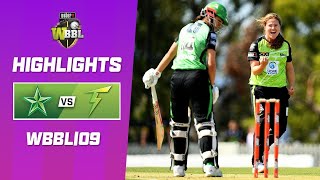 Melbourne Stars v Sydney Thunder  WBBL09 [upl. by Adnirak]