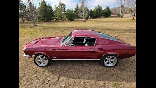 1968 Ford Mustang Fastback 390ci S Code 4 Speed For Sale by Mad Muscle Garage Classic Cars [upl. by Unders]