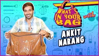 Ankit Narang Handbag Secret Revealed  What’s In Your Bag  TellyMasala [upl. by Alphard210]