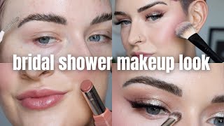 Bridal Shower Makeup Tutorial  Filmed closeup and in natural light [upl. by Othe650]