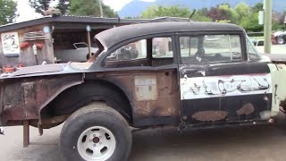 55 Gasser Build Part 3  Removing Quarter Panel [upl. by Minny]