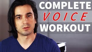 A COMPLETE Vocal Workout  Power Range Runs amp Singing in Tune [upl. by Adnuhsat]