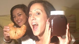 NUTELLA fatta in casa naturale e buonissima con mia sorella   Carlitadolce [upl. by Samanthia]