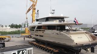 VAN DER VALK 34M motor yacht PILOT launch video [upl. by Minta]