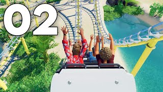 Planet Coaster 2  Part 2  Building a Roller Coaster [upl. by Asirahc]