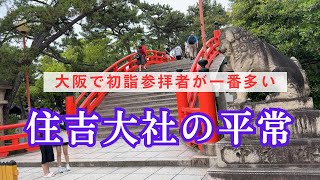 大阪で初詣参拝者が一番多い住吉大社の平常！ [upl. by Sevik877]