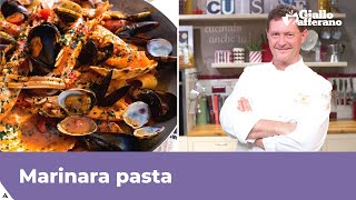 MARINARA PASTA Pasta with seafood Italian recipe [upl. by Sseb]