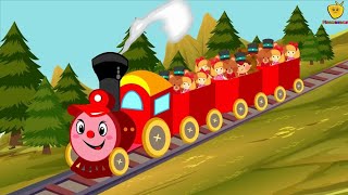 Humpty the Train on a mountain Ride  हम्प्टी ट्रैन और उसके पहाड़ दोस्तों से मिलिए  Kiddiestv Hindi [upl. by Atiana581]