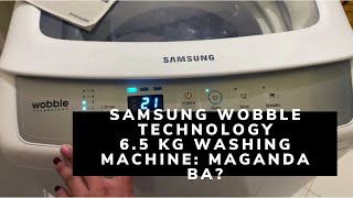 SAMSUNG WOBBLE TECHNOLOGY 65 KG WASHING MACHINE SULIT AT MAGANDA NGA BA [upl. by Lleda]