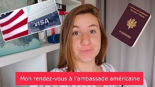 VLOG Visa J1 rdv ambassade Paris  Au pair USA [upl. by Aynekal]