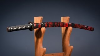 Folded Steel Katana by Walter Sorrells [upl. by Aiekan]