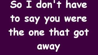 Katy Perry  The One That Got Away lyrics [upl. by Aelam]