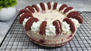 Oreo Red Velvet Cheesecake No Bake [upl. by Ainna179]