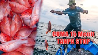 Cuma 15 Menit Langsung Bisa Pulang Mancing Kakap Merah [upl. by Silin]