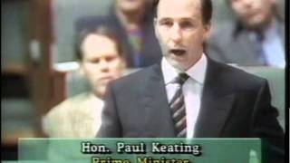 Keating vs Hewson  quotThis man doesnt believe his own policiesquot [upl. by Graner]