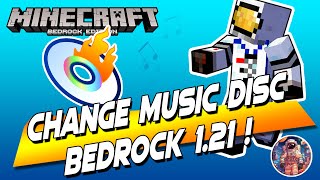 How to Create Your Own MUSIC DISCS AWESOME Minecraft BEDROCK 121 Tutorial [upl. by Ermine]