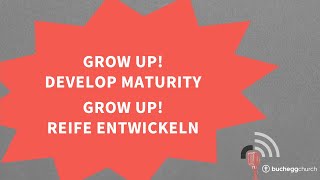 Open Topic 2024 Grow up Develop maturity Matthias Theis [upl. by Lokcin787]