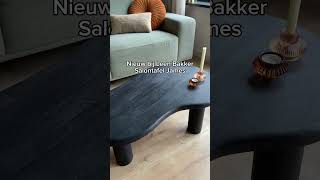 Nieuw Salontafel James Een zwarte mangohouten tafel in organische vorm leenbakker salontafel [upl. by Wamsley]