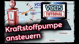 VCDS Kraftstoffpumpe ansteuern System entlüften [upl. by Er171]