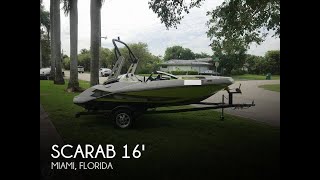 UNAVAILABLE Used 2017 Scarab 165 HO Impulse in Miami Florida [upl. by Otrebcire]