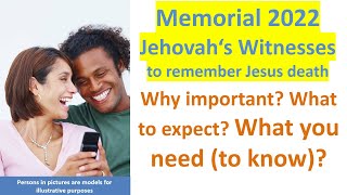 Memorial 2022 Jehovah’s Witnesses Memorial Jehovah’s Witnesses 2022 to remember the death of Jesus [upl. by Ammej121]