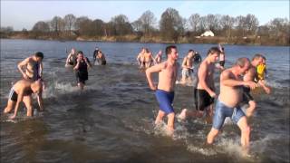 Nieuwjaarsduik Didam 2014 Impressie [upl. by Kcirderf]